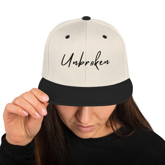 Unbroken Snapback Hat